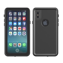 Pouzdro Redpepper pro Apple iPhone X - voděodolné - plastové - černé / průhledné