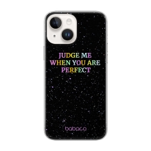 Kryt BABACO pro Apple iPhone 14 - gumový - Perfekt - černý