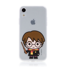 Kryt Harry Potter pre Apple iPhone Xr - gumový - Harry Potter - priehľadný