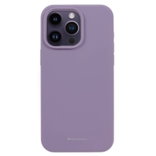 MERCURY Silky-Soft kryt pre Apple iPhone 15 Pro - príjemný na dotyk - silikónový - fialový