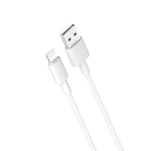 Synchronizační a nabíjecí kabel XO Lightning pro Apple iPhone / iPad - 1m - bílý