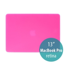 Obal / kryt pro Apple MacBook Pro 13 Retina (model A1425, A1502) - tenký - plastový - matný - růžový