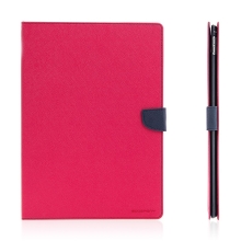 MERCURY Fancy Diary case pre Apple iPad Pro 12,9 - stojan a priestor na dokumenty - ružová / modrá