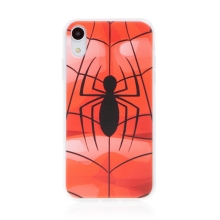 Kryt MARVEL pro Apple iPhone Xr - gumový - pavouk