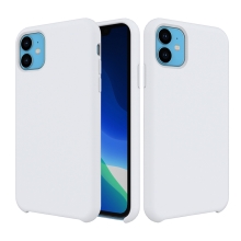 Kryt pro Apple iPhone 11 - příjemný na dotek - silikonový - bílý