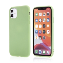 Kryt pro Apple iPhone 11 - příjemný na dotek - silikonový - pistáciově zelený