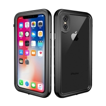 Pouzdro Redpepper pro Apple iPhone Xs Max - voděodolné - plastové - černé / průhledné