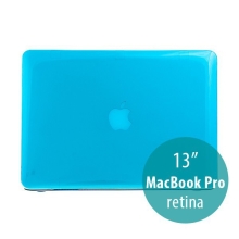 Tenký ochranný plastový obal pro Apple MacBook Pro 13 Retina (model A1425, A1502) - lesklý - modrý