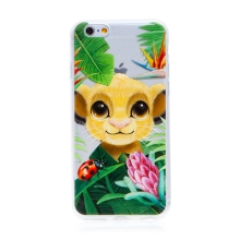 Kryt DISNEY pro Apple iPhone 6 / 6S - Lví král - Simba- gumový - průhledný