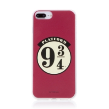 Kryt Harry Potter pre Apple iPhone 7 Plus / 8 Plus - gumový - platforma 9 a 3/4 - červený