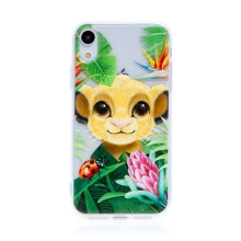 Kryt DISNEY pro Apple iPhone Xr - Lví král - Simba- gumový - průhledný