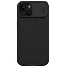 Kryt NILLKIN CamShield pro Apple iPhone 15 Plus - krytka fotoaparátu - gumový - černý