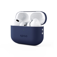 EPICO puzdro / obal pre Apple AirPods Pro 1 / 2 - silikónové - tmavomodré