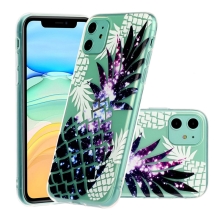 Kryt pro Apple iPhone 11 - gumový - barevný ananas