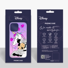 DISNEY kryt pre Apple iPhone X / Xs - Minnie Mouse - Minnie a jednorožec - gumový