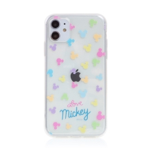 Kryt Disney pro Apple iPhone 11 - hlavy myšáka Mickeyho - gumový - barevný