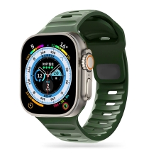 Řemínek TECH PROTECT pro Apple Watch Ultra 49mm / 46mm / 45mm / 44mm / 42mm - silikonový - khaki zelený