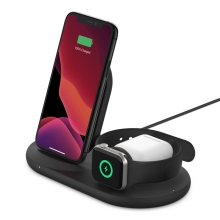 BELKIN Power House 3v1 nabíjací stojan / stanica pre Apple iPhone / Watch / AirPods - MFi - čierna