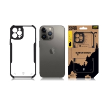 TACTICAL Quantum Stealth Cover pre Apple iPhone 12 Pro - Odolný - Plast / guma - Transparentný / čierny