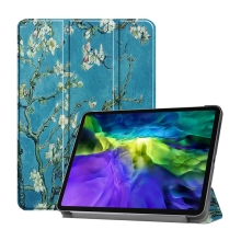 Pouzdro pro Apple iPad Pro 11" (2018 / 2020 / 2021) - stojánek - Květy mandloně