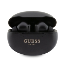 Sluchátka GUESS - TWS bezdrátová - Bluetooth 5.3 - špunty - voděodolná - černá