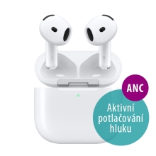 Originální Apple AirPods 4 (2024) s aktivním potlačením hluku (MXP93ZM/A) - bílá