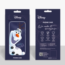 DISNEY kryt pre Apple iPhone 5 / 5S / SE - Ľadové kráľovstvo - Snehuliak Olaf - gumový - priehľadný