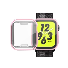 Kryt pre Apple Watch 4 / 5 / 6 / SE 40 mm - ružový - gumový