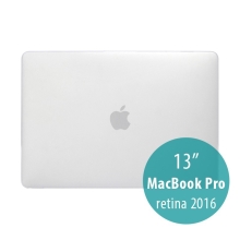 Obal / kryt pro MacBook Pro 13" 2016 - 2021 (A1706, A1708, A1989, A2159, A2251, A2289, A2338) - plastový - průhledný