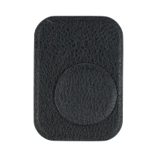 Náhradní plíšek pro magnetické držáky - kožená textura - 2ks - černé