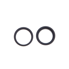 Kroužek krycího sklíčka zadní kamery Apple iPhone 14 / 14 Plus - sada 2ks - černý - kvalita A+