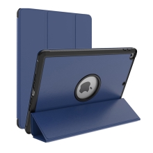 Puzdro/kryt pre Apple iPad 10,2" (2019-2021) - výrez na logo - priehradka na ceruzku - modré
