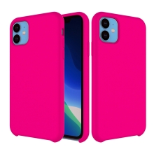 Kryt pro Apple iPhone 11 - příjemný na dotek - silikonový - růžový