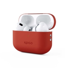EPICO puzdro / obal pre Apple AirPods Pro 1 / 2 - silikónové - červené