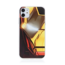 Kryt MARVEL pre Apple iPhone 11 - dramatický Iron Man - gumový