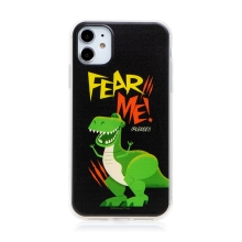 DISNEY kryt pre Apple iPhone 11 - Toy Story - Dinosaurus Rex - gumový - čierny