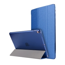 Pouzdro / kryt pro Apple iPad Pro 10,5" / Air 3 (2019) - funkce chytrého uspání + stojánek - elegantní textura - modré