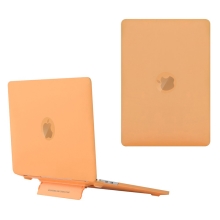 Obal / kryt pro Apple MacBook Air 13,6" M2 (A2681) - stojánek - plastový - oranžový
