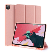 Puzdro DUX DUCIS Domo pre Apple iPad Pro 12,9 (2018) / 12,9 (2020) - stojan - ružové