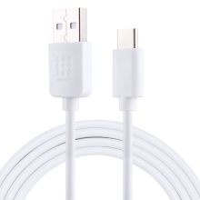 Synchronizační a nabíjecí kabel USB-A / USB-C HAWEEL - 1m - bílý