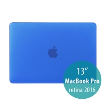 Obal / kryt pro MacBook Pro 13" 2016 - 2021 (A1706, A1708, A1989, A2159, A2251, A2289, A2338, A2338) - plastový - tmavě modrý