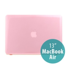 Tenké ochranné plastové puzdro pre Apple MacBook Air 13.3 - lesklé - ružové