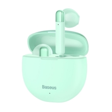 Bezdrátová Bluetooth sluchátka BASEUS Encok W2 - modrá