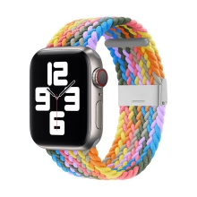 Řemínek pro Apple Watch Ultra 49mm / 45mm / 44mm / 42mm - pletený - nylonový - barevný
