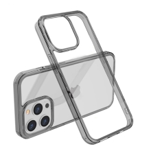 Kryt pro Apple iPhone 13 Pro - ochrana čočky - skleněný / gumový - průhledný / šedý