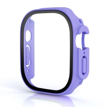 Tvrzené sklo + rámeček pro Apple Watch Ultra 49mm - fialový