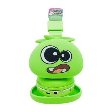 Bezdrátová Bluetooth sluchátka JELLIE MONSTERS - barevné příšerky - Frankie - zelená
