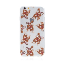 Kryt DISNEY pro Apple iPhone 6 / 6S - Aladin - Aladinova opička Abu - gumový - průhledný