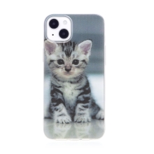 Kryt pro Apple iPhone 14 Plus - gumový - koťátko