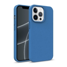 Kryt pro Apple iPhone 13 Pro Max - slaměné kousky - gumový - tmavě modrý